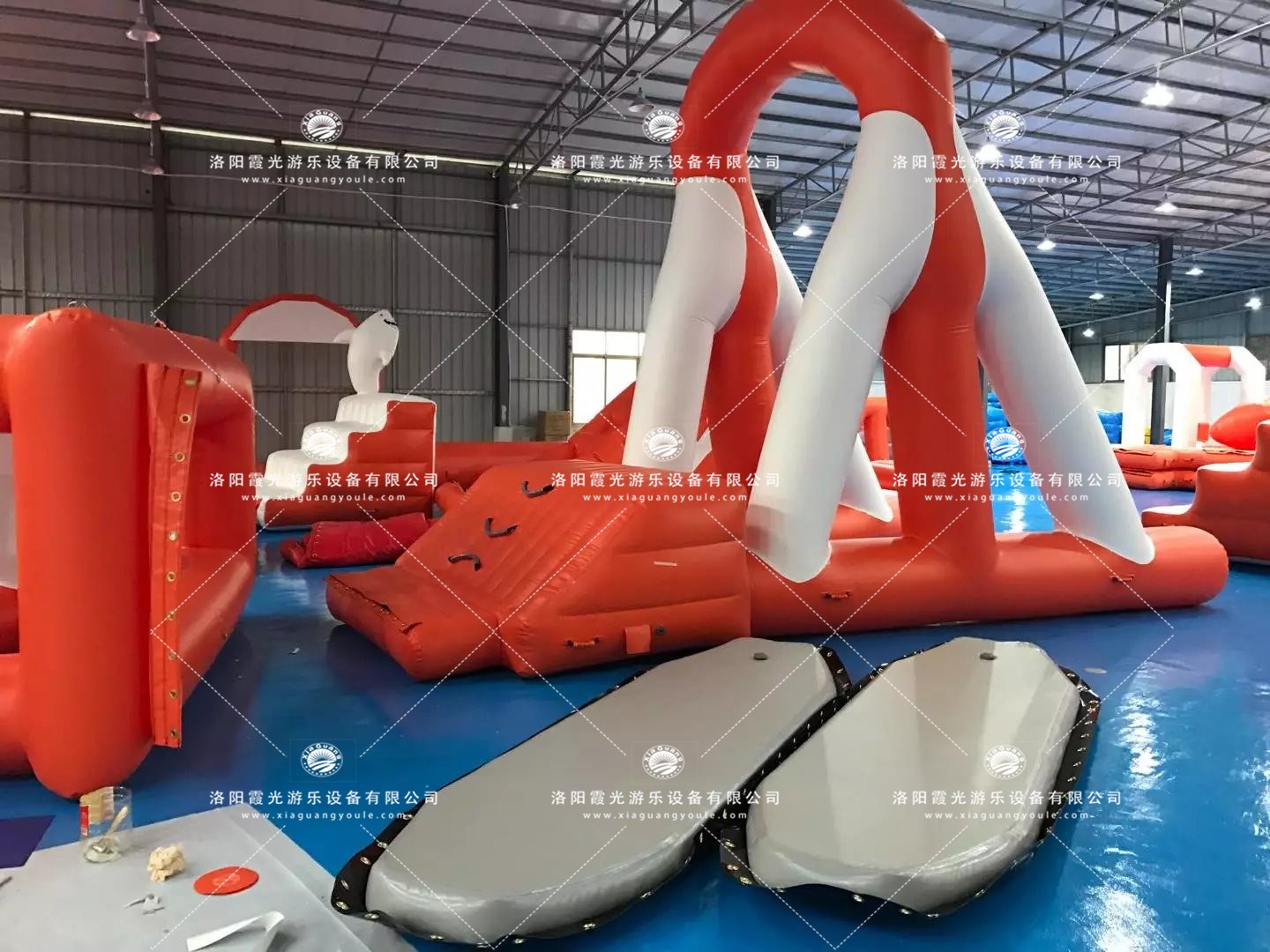 排浦镇水上闯关道具